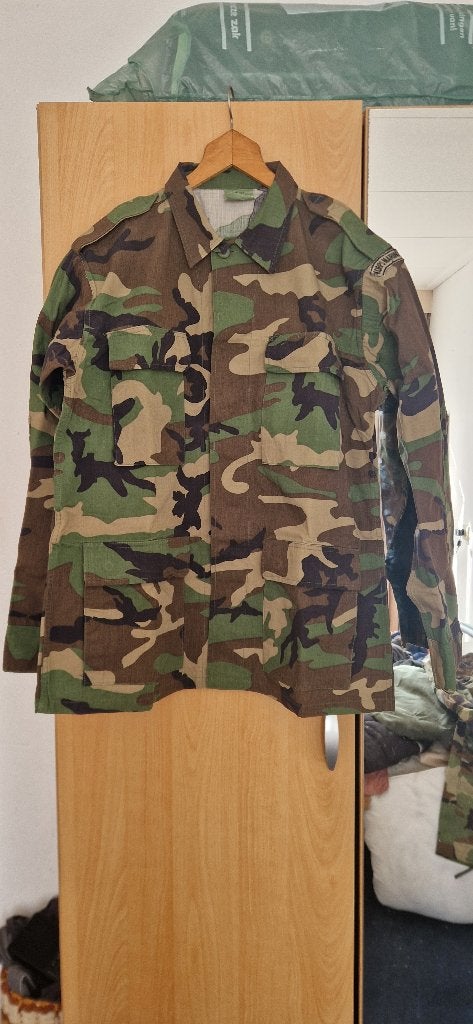 Military pak camouflage heren, Kleding | Heren, Carnavalskleding en Feestkleding, Ophalen of Verzenden, Zo goed als nieuw, Maat 48/50 (M)