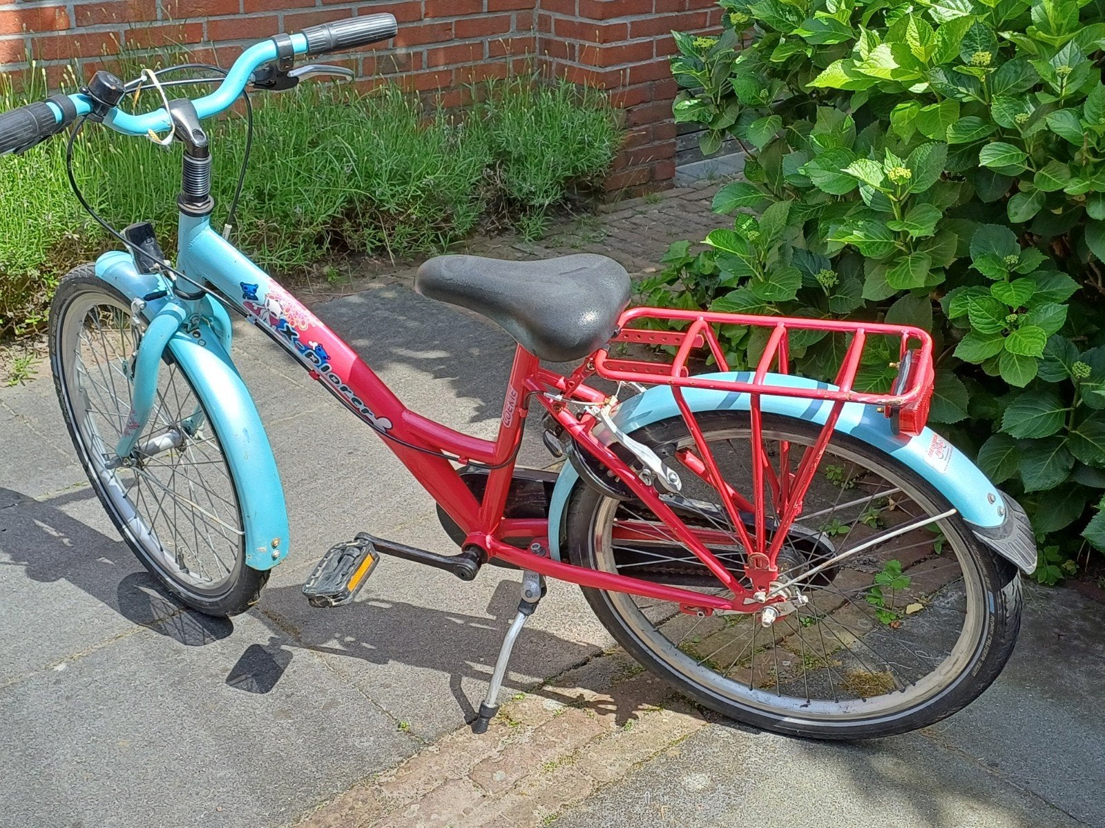 Loekie meisjesfiets 22inch, Fietsen en Brommers, Fietsen | Meisjes, Terugtraprem, 22 inch, Gebruikt, Ophalen of Verzenden