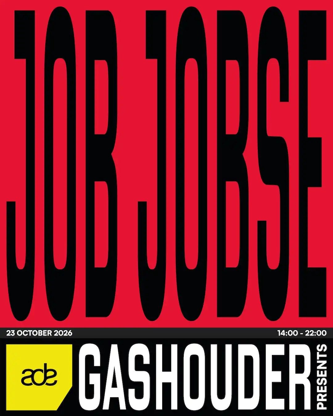 Gashouder presens Job Jobse ADE 4x, Drie personen of meer