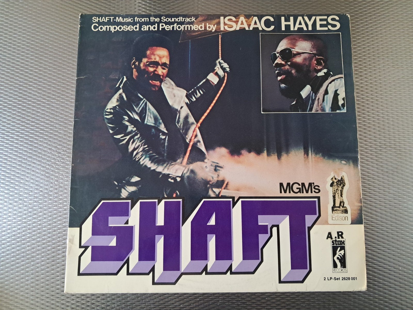 Isaac Hayes - Shaft LP, Gebruikt, Verzenden, Dubbel-LP, 12 inch