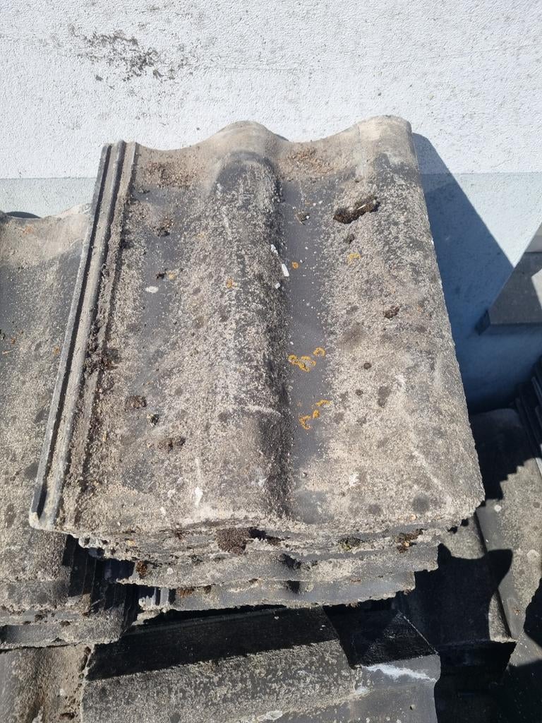Teewen betondakpan ca 250st, Doe-het-zelf en Verbouw, Dakpannen en Dakbedekking, Ophalen, Steen of Klei, 15 m² of meer, Dakpannen