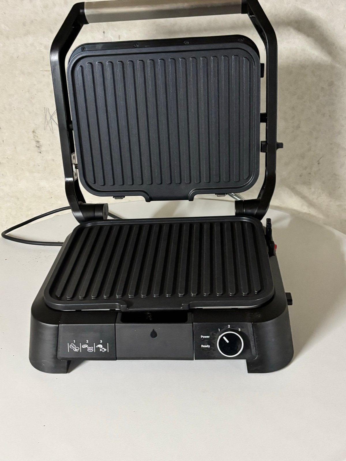 Tefal SuperGrill 3-in-1 Elektrische Grill/BBQ - Z.G.A.N., Ophalen, Zo goed als nieuw, Zwart, Overige merken