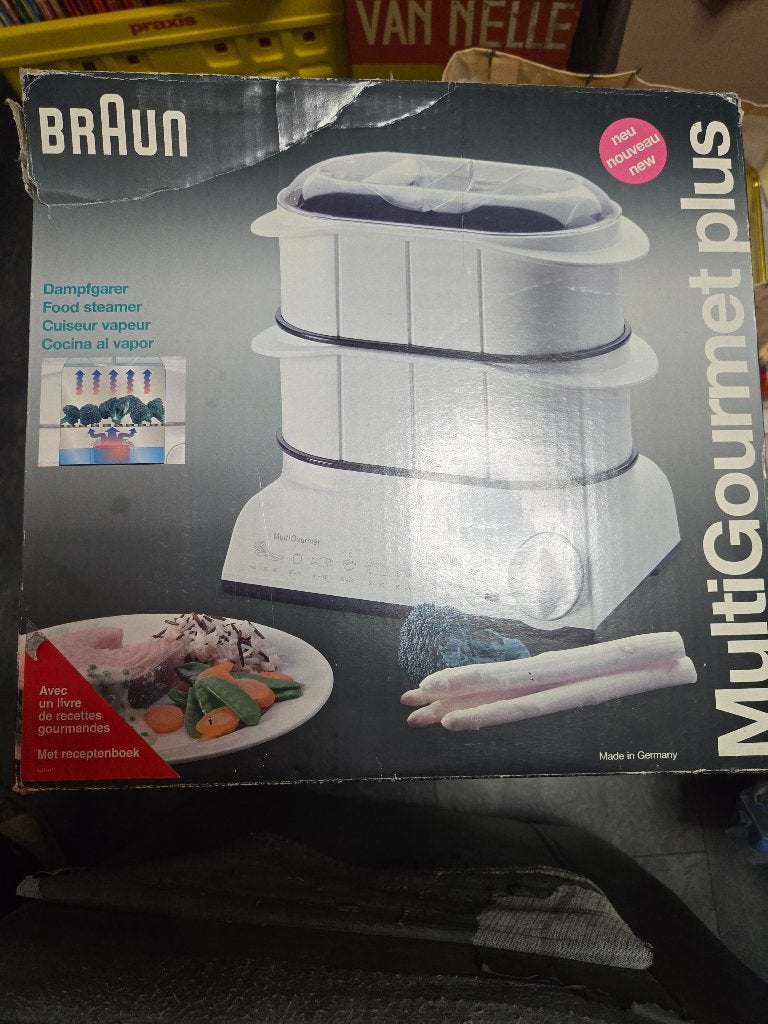 Braun MultiGourmet Plus FS 20 stoomkoker, Ophalen, Vaatwasmachinebestendig, Gebruikt
