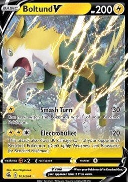BOLTUND V 103/264 - FUSION STRIKE, Ophalen of Verzenden, Nieuw, Losse kaart, Foil