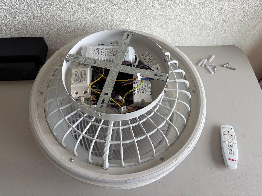 Lindby plafondventilatoren 2 stuks, Ophalen, Ventilator met afstandsbediening, Gebruikt, Plafondventilator