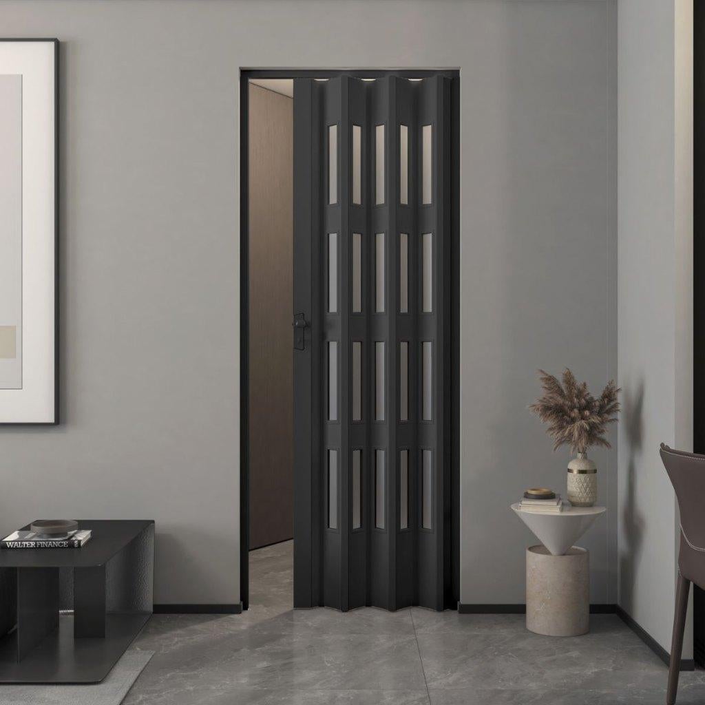 SALE Balci Yara vouwdeur met glas BxH 87x214 cm, Ophalen of Verzenden, Nieuw, Wit
