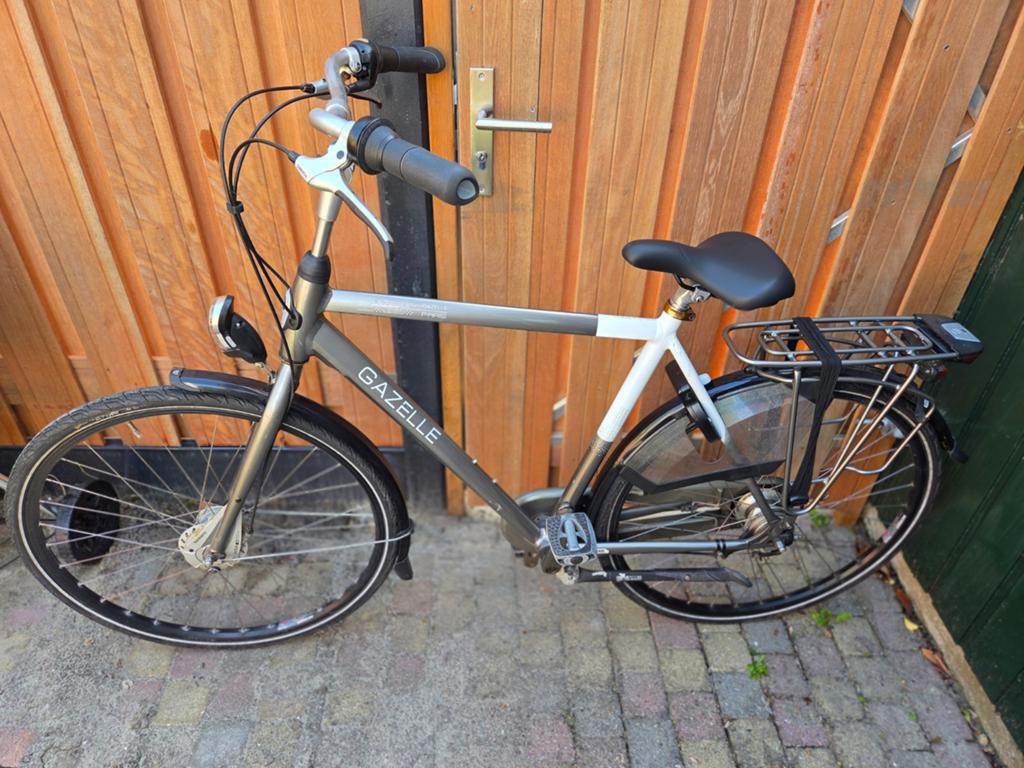Gazelle Paris Herenfiets 57cm, Shimano Nexus 7, Axa slot, Fietsen en Brommers, Fietsen | Heren | Herenfietsen, Ophalen, Gebruikt