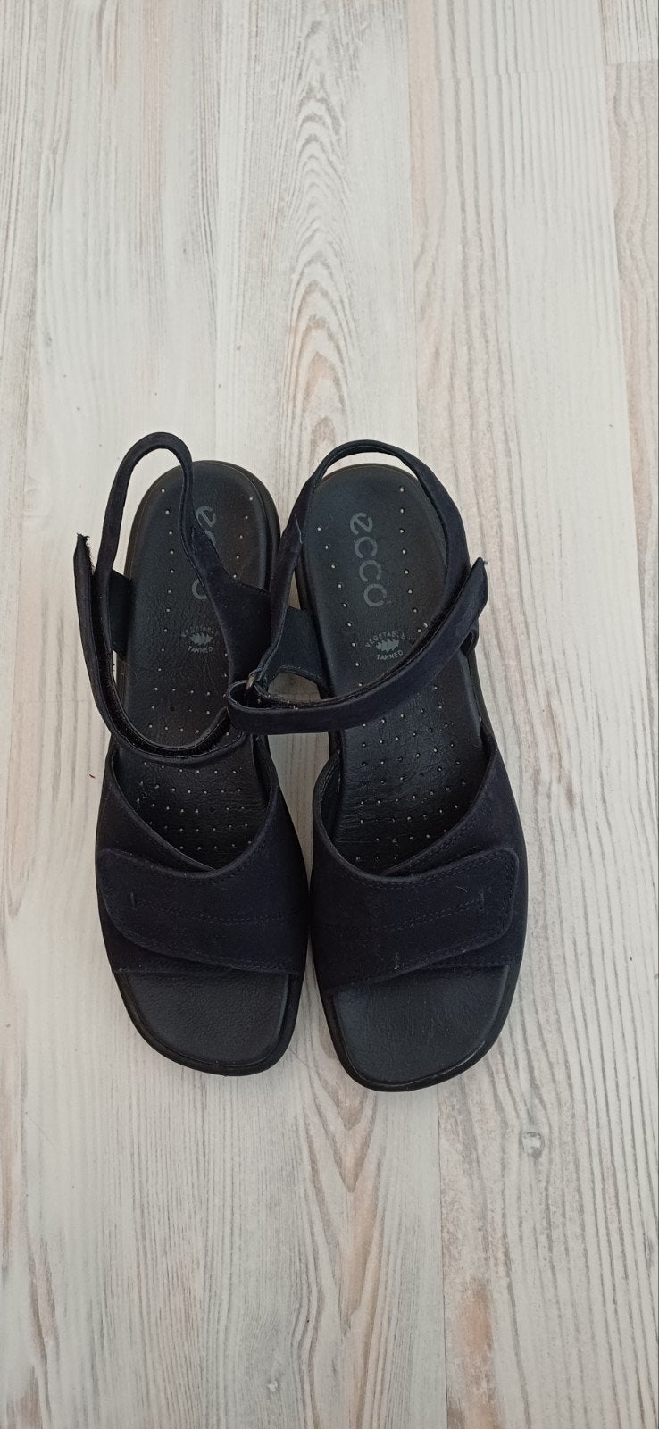 ecco donkerblauwe sandalen maat 39, Kleding | Dames, Schoenen, Blauw, ECCO., Zo goed als nieuw, Sandalen of Muiltjes