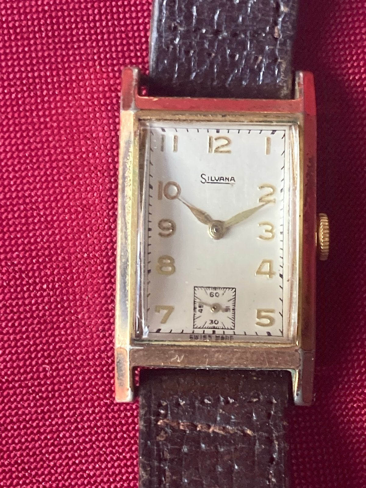 Vintage Silvana Polshorloge - Zwitsers Gemaakt, Sieraden, Tassen en Uiterlijk, Overige merken, Overige materialen, Polshorloge
