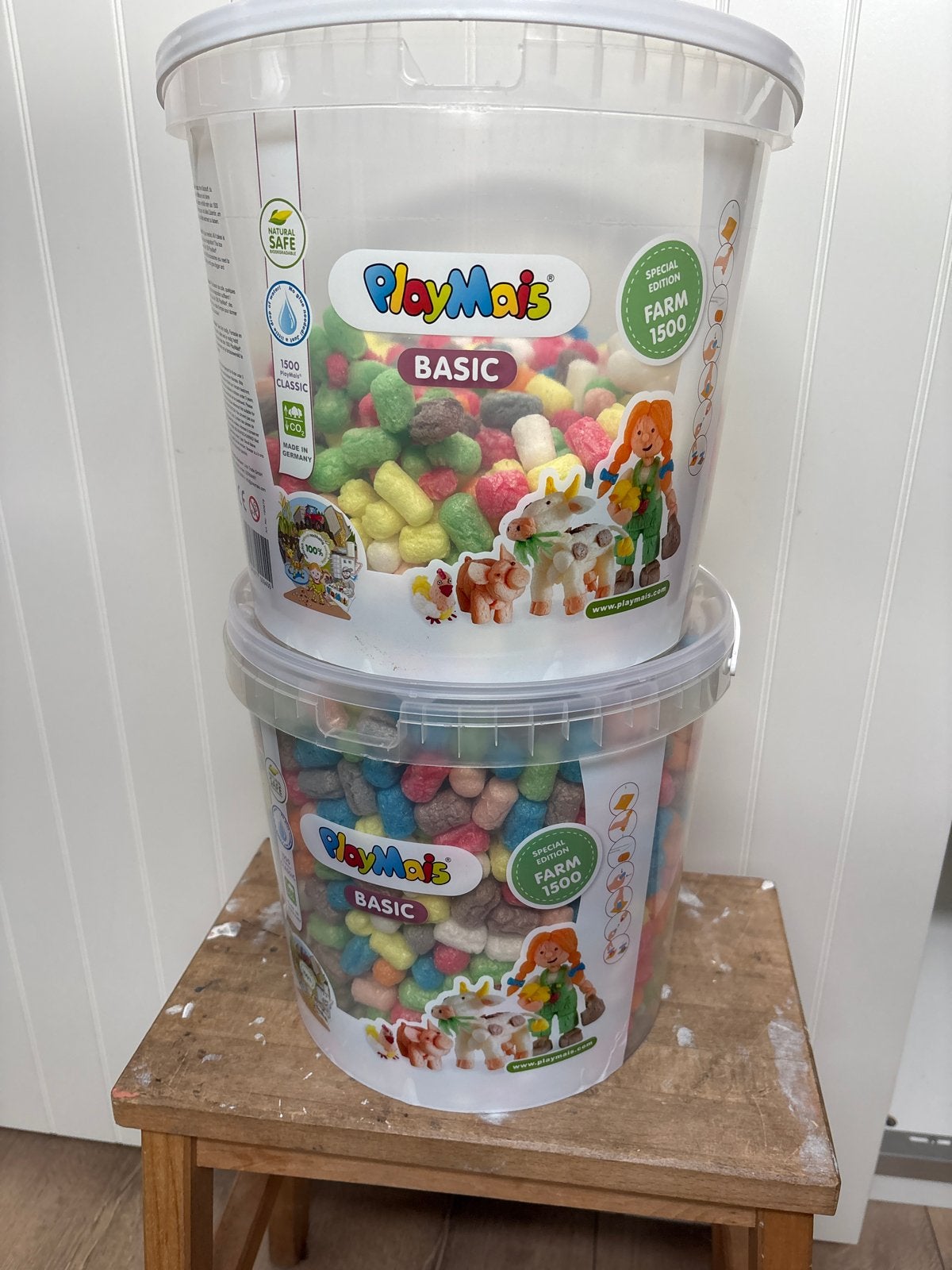 PlayMais Basic Farm 1500 - Creatief Knutselplezier, Kinderen en Baby's, Speelgoed | Educatief en Creatief, Ophalen, Zo goed als nieuw