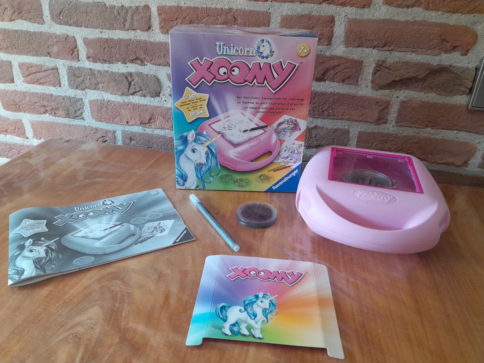Xoomy Unicorn tekenkoffer tekenset van Ravensburger.
Inclusi, Ophalen of Verzenden, Zo goed als nieuw, Met licht