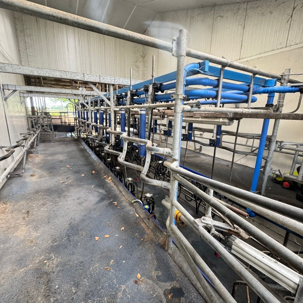 Zeer nette Melkstal 2x10 50 graden DeLaval, Ophalen of Verzenden, Veehouderij, Melktechniek