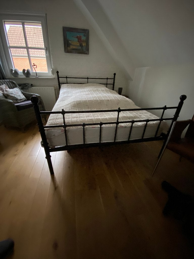 2  persoons bed, Ophalen, Verstelbaar, Zwart, Tweepersoons