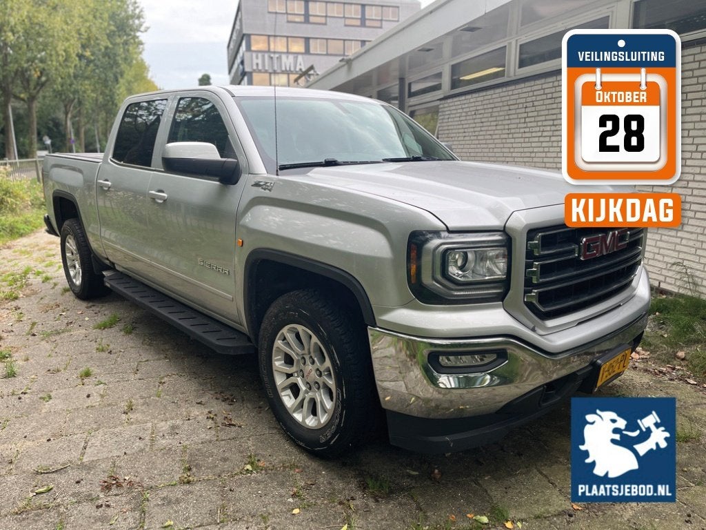 FAILLISSEMENTSVEILING GMC Sierra Pickup etc, Bruin, 360 pk, Origineel Nederlands, 2558 kg