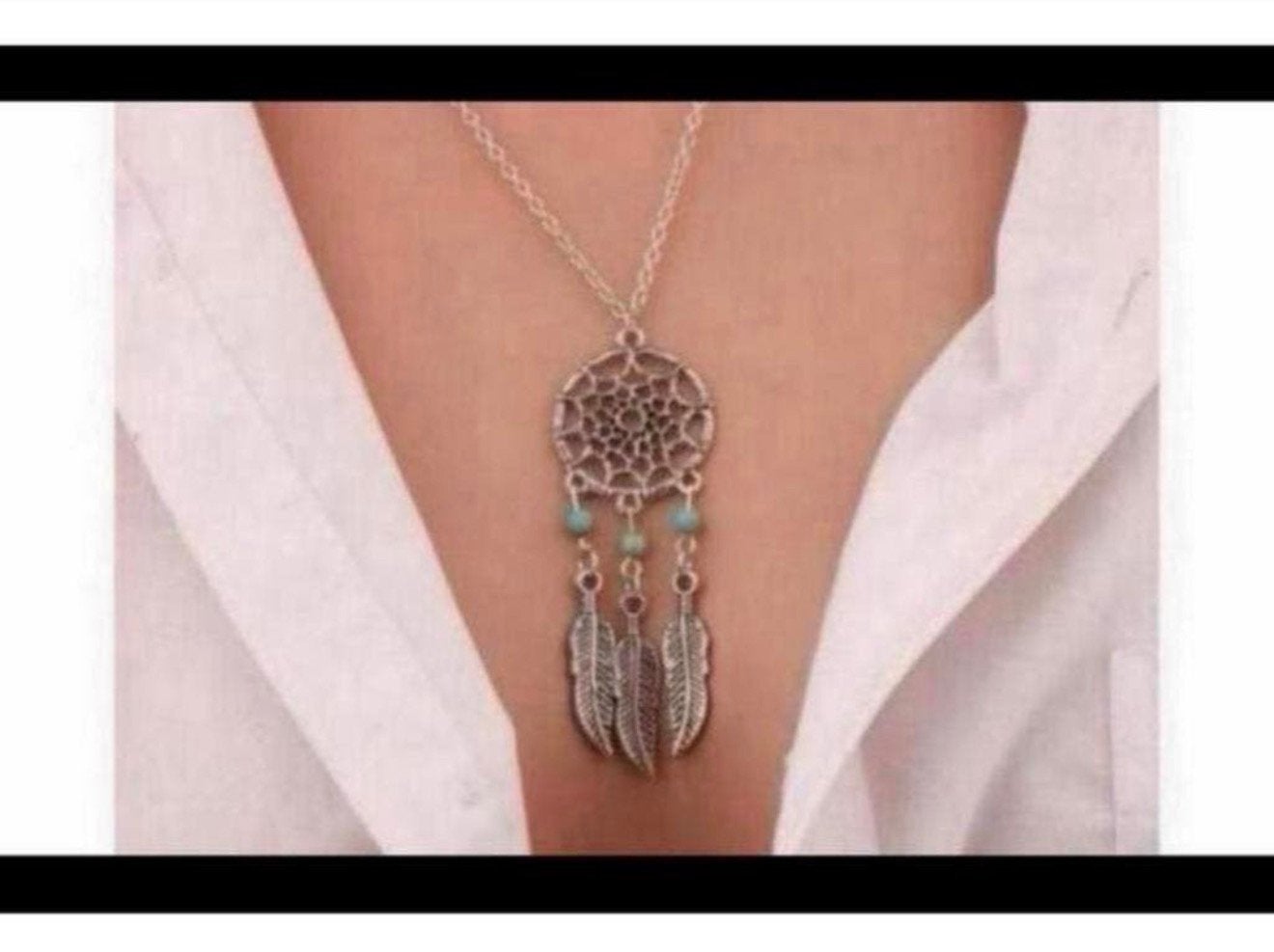 Dromenvanger ketting dames vrouwen - Zilver of goud kleur, Overige materialen, Verstelbaar, Nieuw, Ophalen of Verzenden