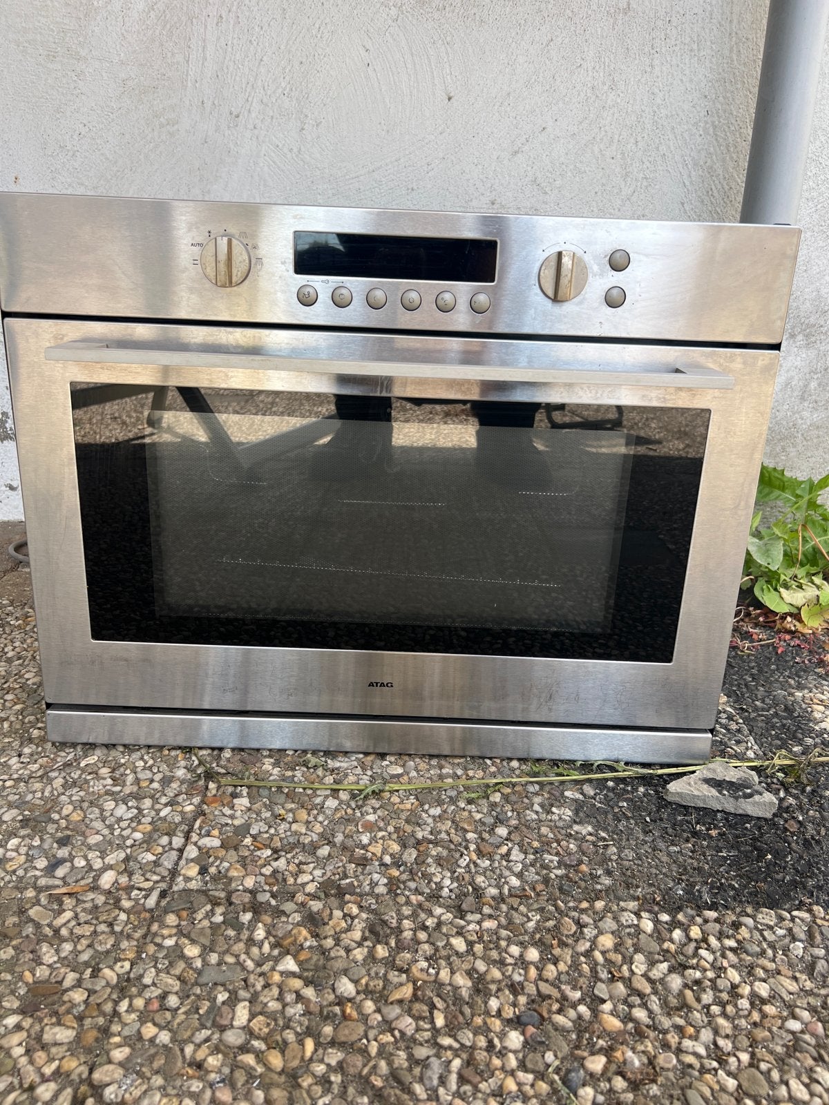 Atag Inbouw Combi Oven, Ophalen, 45 tot 50 cm, Hete lucht, 45 tot 60 cm