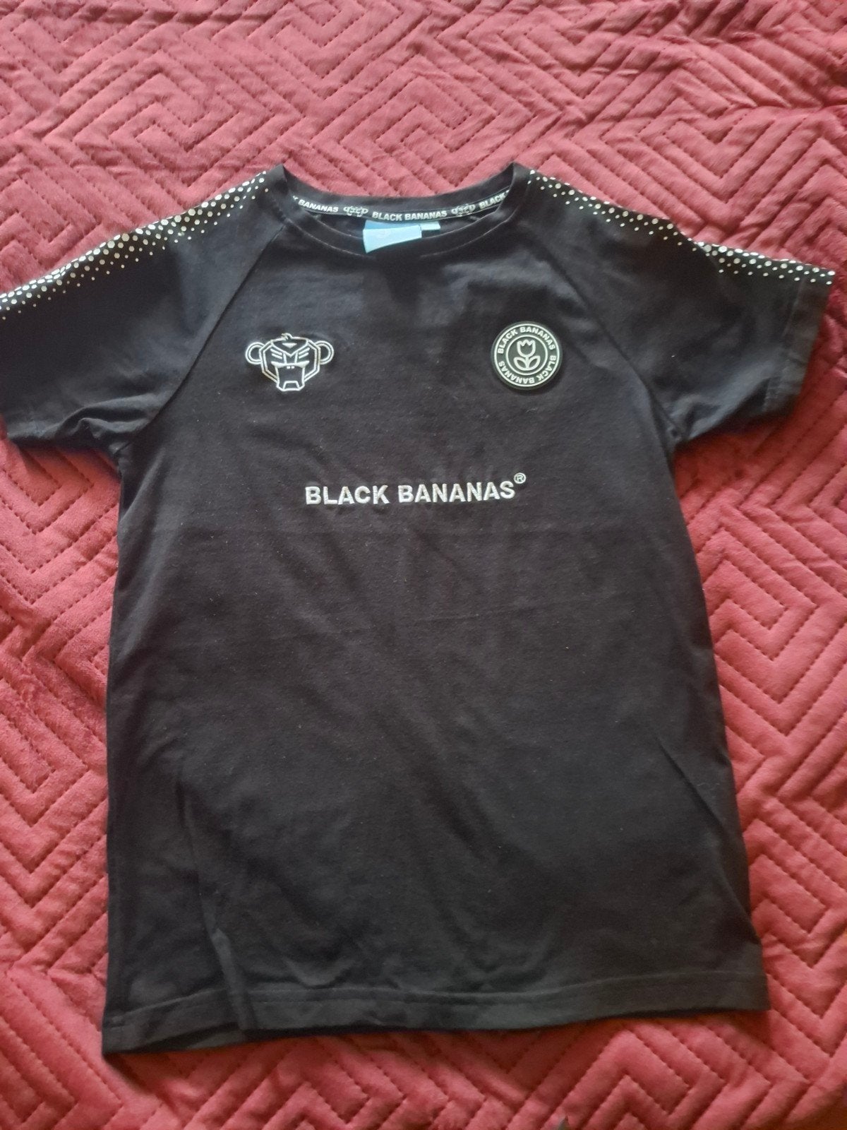 Black Bananas shirt maat 152 zwart, Jongen of Meisje, Ophalen of Verzenden, Zo goed als nieuw, Shirt of Longsleeve