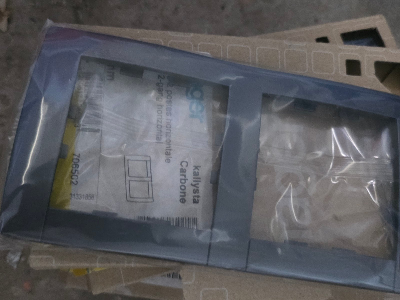 hager kallysta schakelmateriaal, Ophalen of Verzenden, Nieuw, Hager, Stopcontact