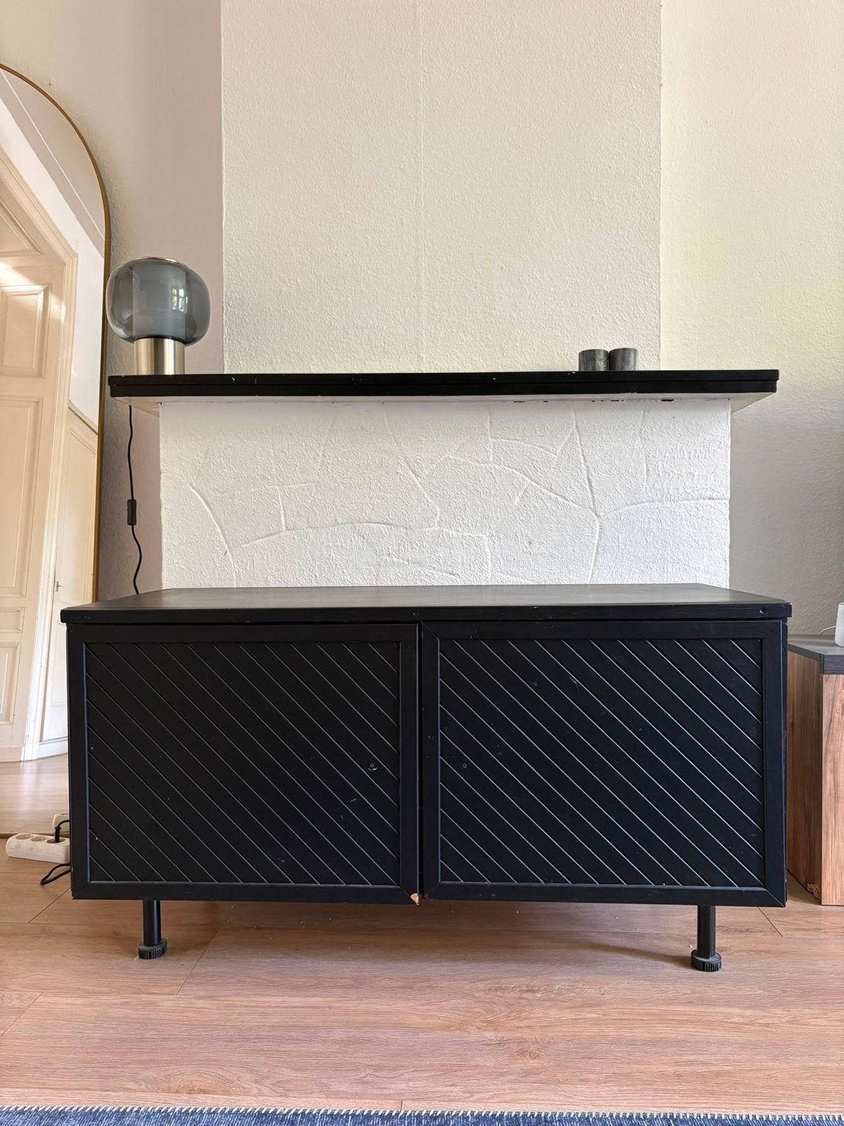 Zwarte kast, 115x53 cm, gratis af te halen, Huis en Inrichting, Kasten | Televisiemeubels, Ophalen, Gebruikt, 50 tot 75 cm, 100 tot 150 cm