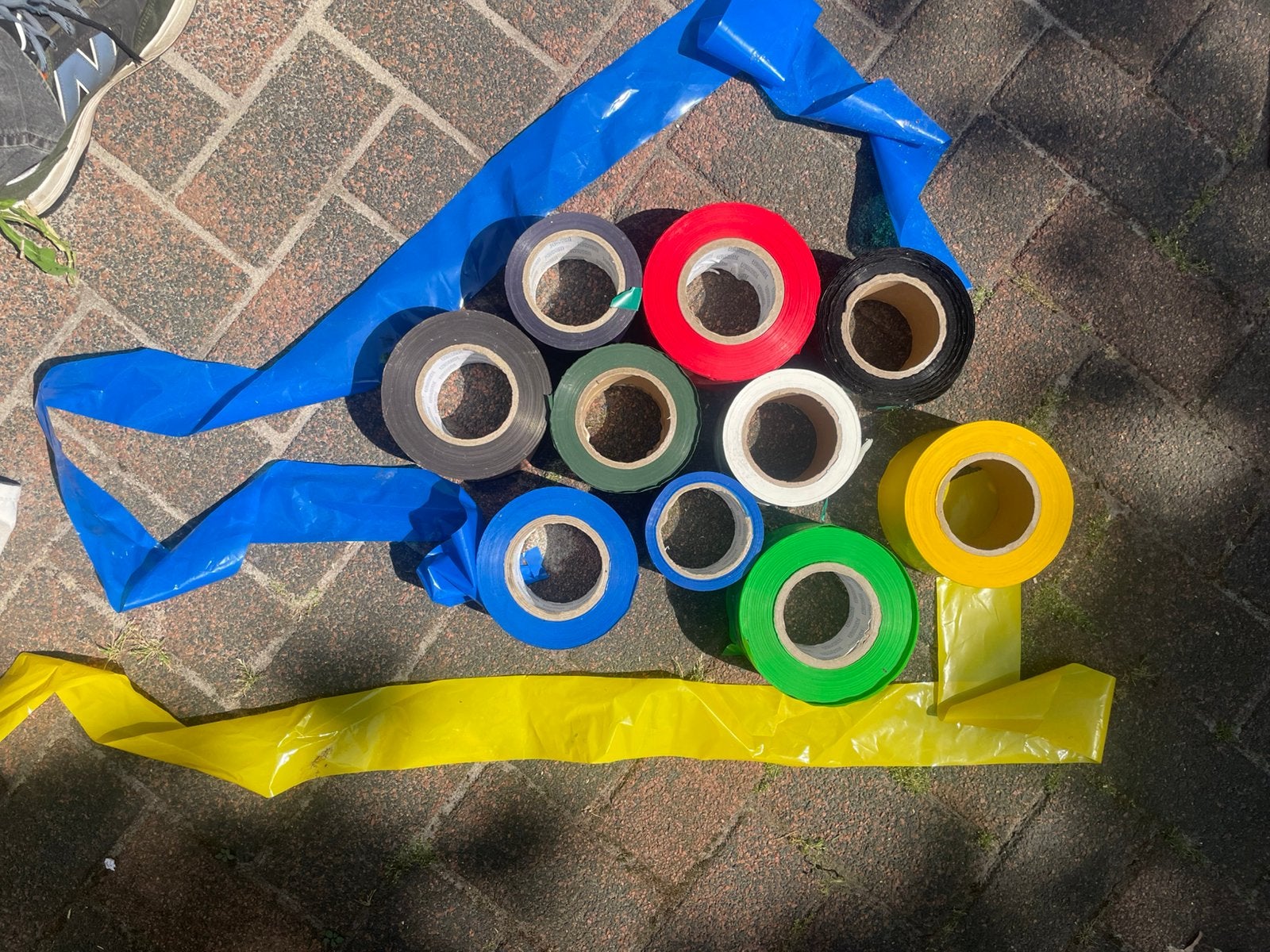 Afzetlint/decoratie lint, carnaval/ feestlint., Ophalen of Verzenden, Zo goed als nieuw