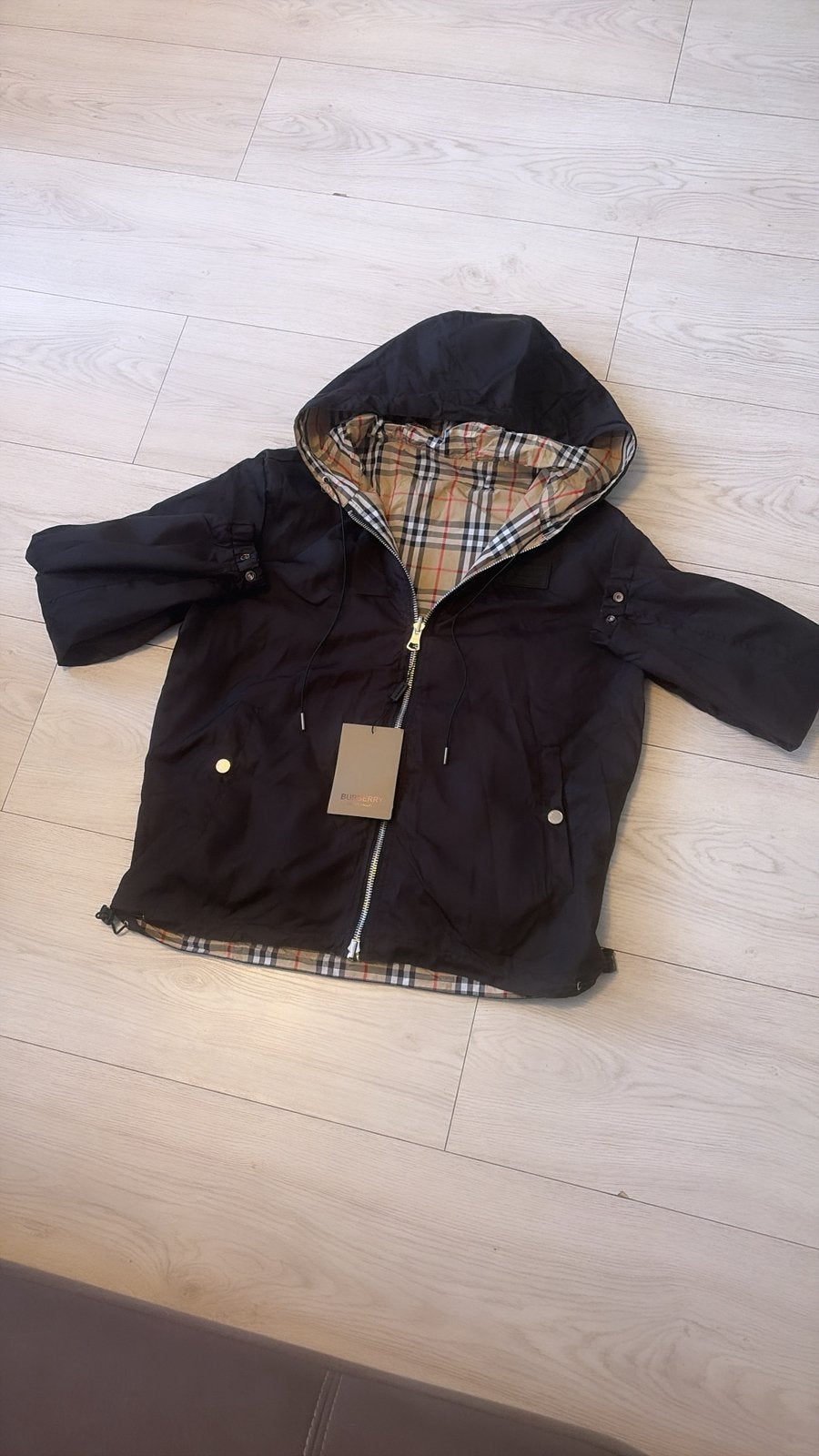 Burberry windjacks, Ophalen of Verzenden, Zo goed als nieuw, Maat 52/54 (L), Zwart