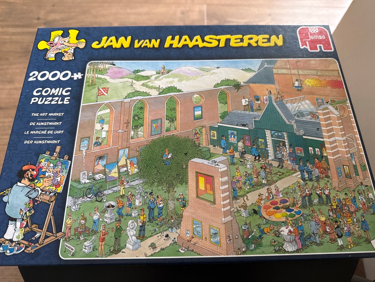 Jan van Haasteren De Kunstmarkt 2000 stukjes, Kinderen en Baby's, Speelgoed | Kinderpuzzels, Ophalen of Verzenden, Meer dan 50 stukjes