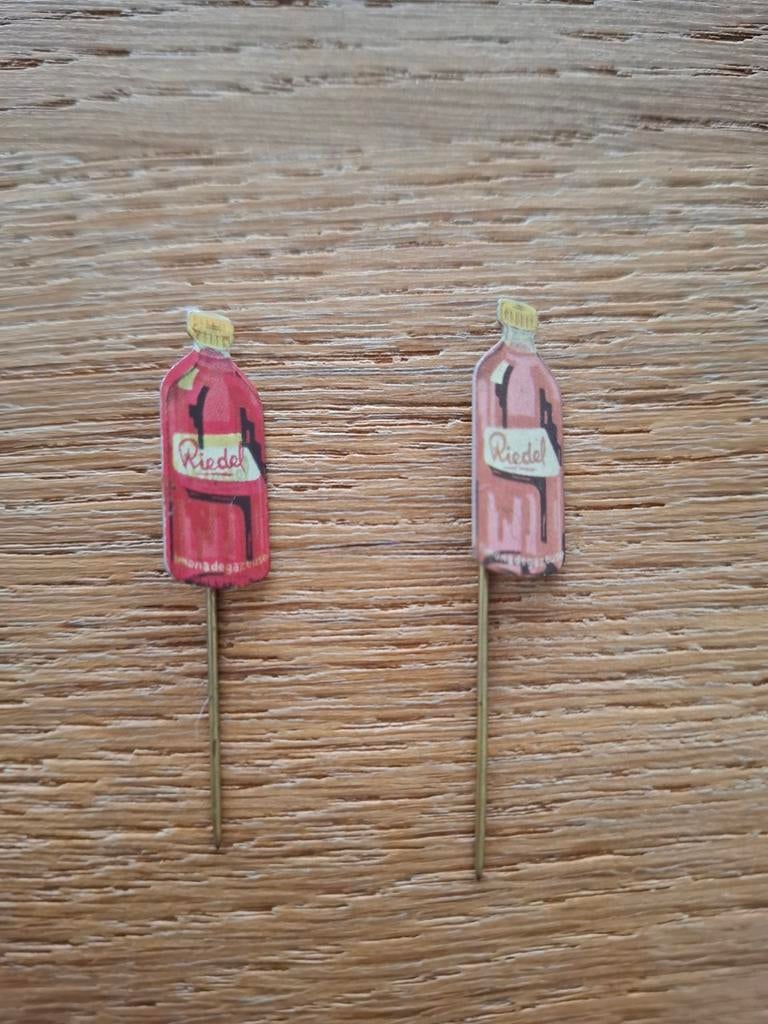 Vintage speldje prikkers pins Riedel, Ophalen of Verzenden