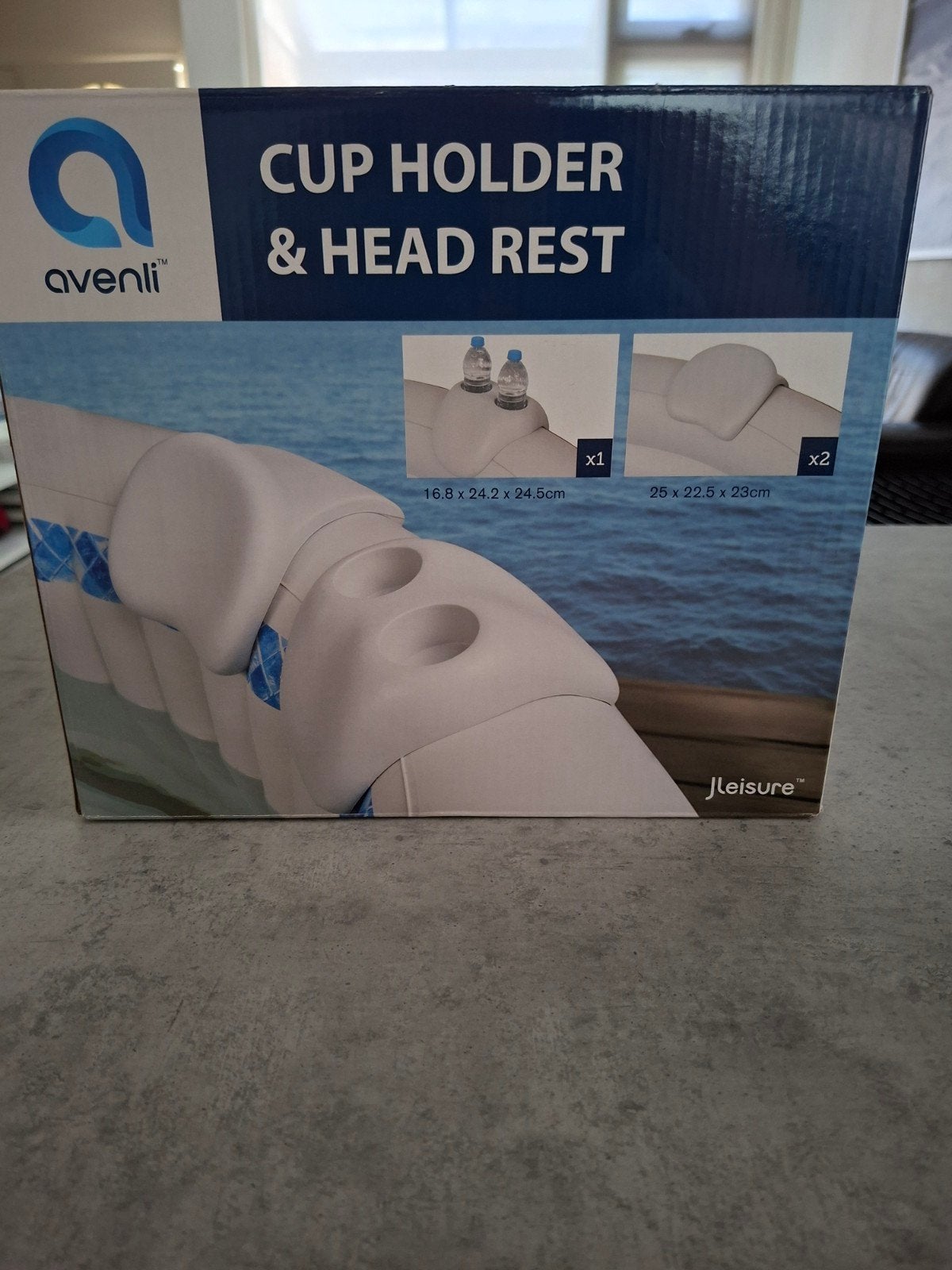 Avenli Jacuzzi Accessoires: 2 Hoofdkussens & Bekerhouder, Ophalen, Nieuw, Overige typen