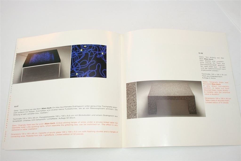 Walter Giers Electronic Art — Zeldzame Designcatalogus, Ophalen of Verzenden, Zo goed als nieuw