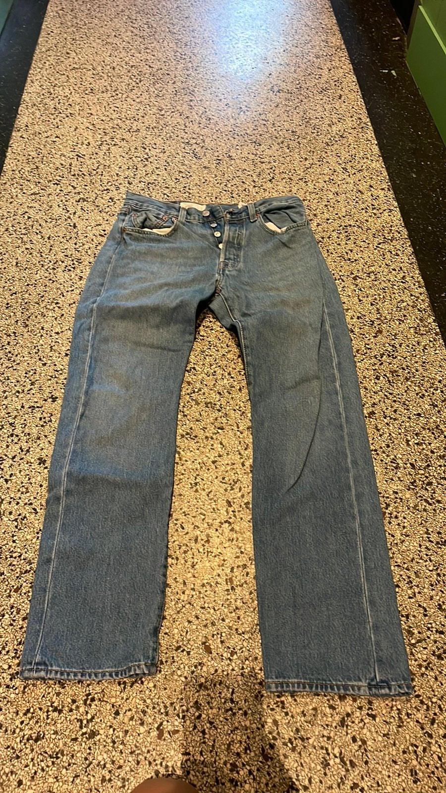 Levi’s broek, Blauw, W32 (confectie 46) of kleiner, Ophalen of Verzenden, Zo goed als nieuw