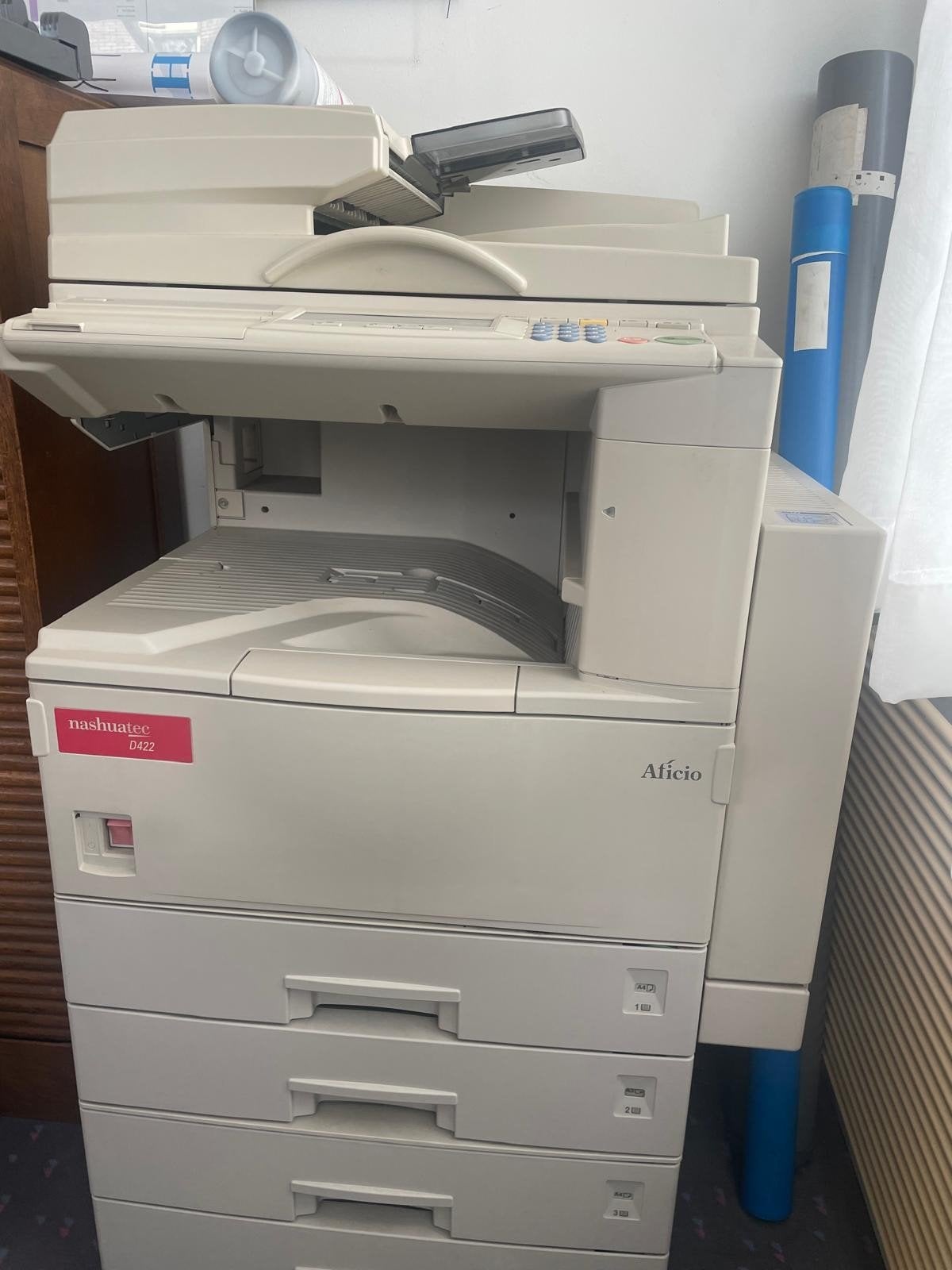 Nashuatec D422 (Ricoh Aficio) A3/A4 Kopieermachine incl. ton, Computers en Software, Ophalen, Gebruikt, Nashuatec D422 (Ricoh Aficio) A3/A4