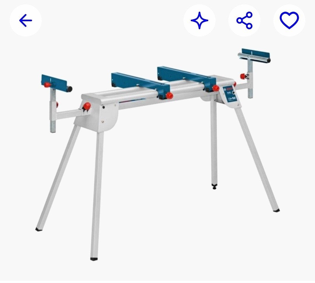Bosch gta 2600 universeel onderstel zgan, Ophalen, 70 mm of meer, Zo goed als nieuw, Afkortzaag
