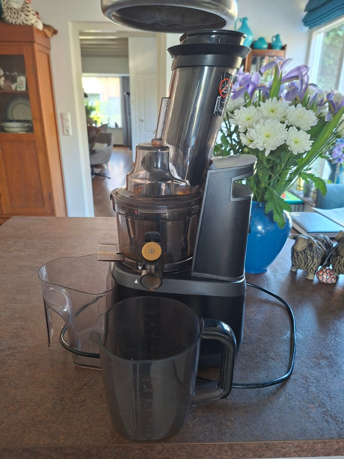 Juice Master Cold Press Juicer - Zwart, Ophalen of Verzenden, Gebruikt