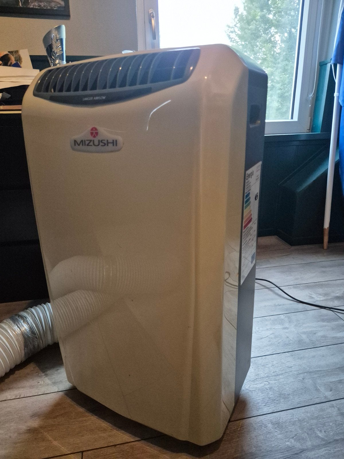 Mizushi Mobiele Airco - Koelen, Ventileren, Ontvochtigen, Ophalen, Gebruikt, Minder dan 60 m³, 2 snelheden