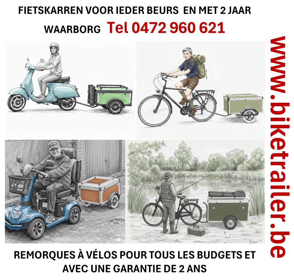 FIETSKAR, Fietsen en Brommers, Fietsaccessoires | Aanhangers en Karren, Ophalen of Verzenden, Kinderkar