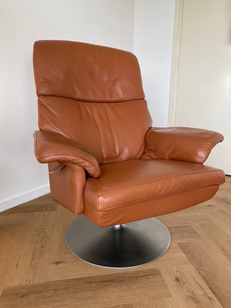 Hjort Knudsen fauteuil Leunstoel, Ophalen, Gebruikt, Scandinavian, 50 tot 75 cm