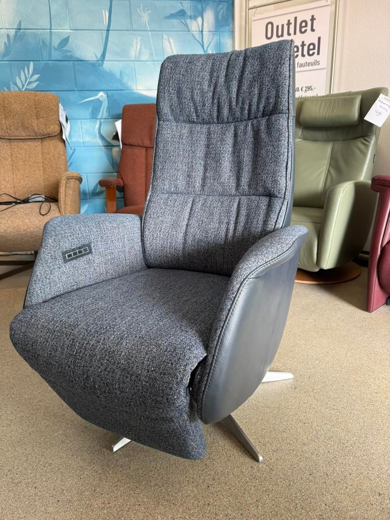 Twice De Toekomst sta op relax stoel relaxfauteuil, Ophalen of Verzenden, Nieuw, Leer, Gratis bezorging regio Utrecht