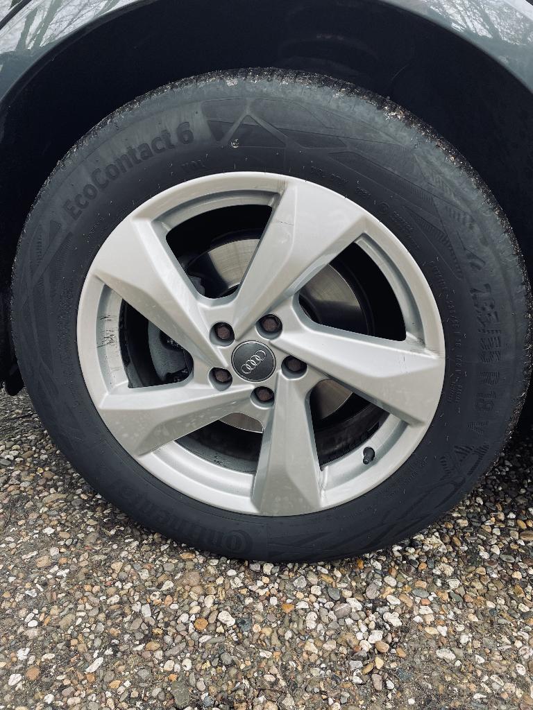 AUDI Q3 VELGEN 18"  + BANDEN, Ophalen, 18 inch, Gebruikt, Banden en Velgen