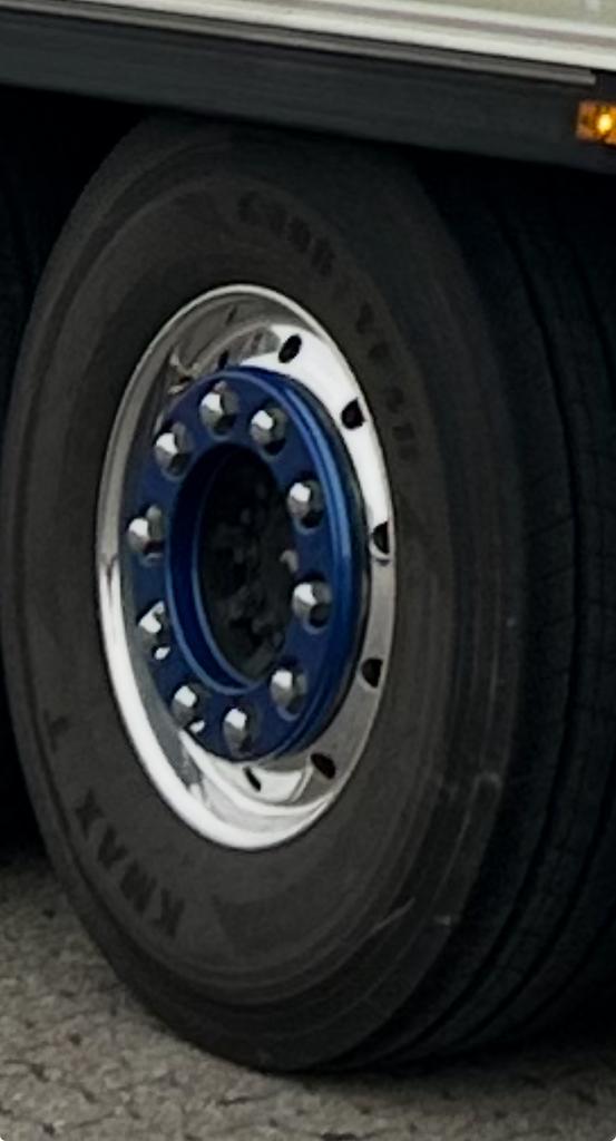 6 alcoa dura bright velgen met band, Auto-onderdelen, Vrachtwagen-onderdelen, Ophalen of Verzenden, Gebruikt, Overige merken, Ophanging en Onderstel