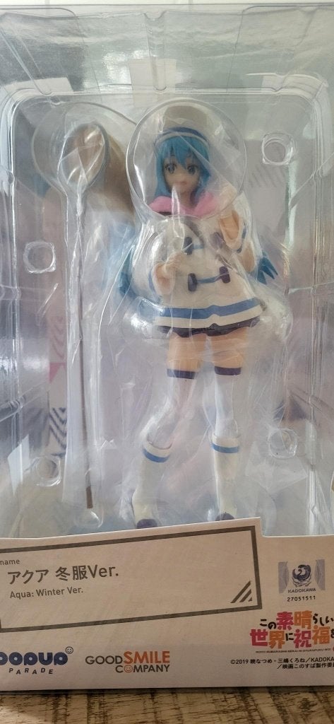 Aqua: Winter Ver. Pop Up Parade figuur - Konosuba, Ophalen of Verzenden, Gebruikt