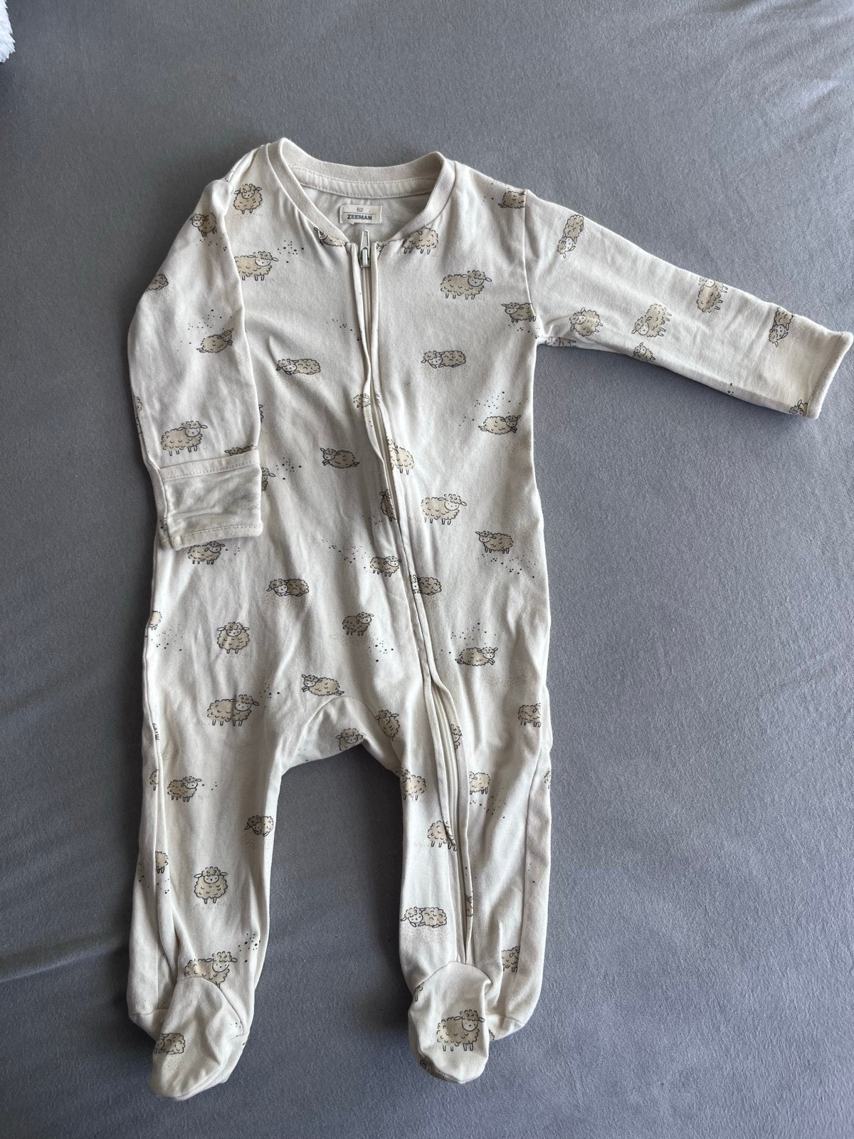 Zeeman slaappakje met schaapjes, maat 62, Ophalen of Verzenden, Zo goed als nieuw, Jongetje of Meisje, Nacht- of Onderkleding
