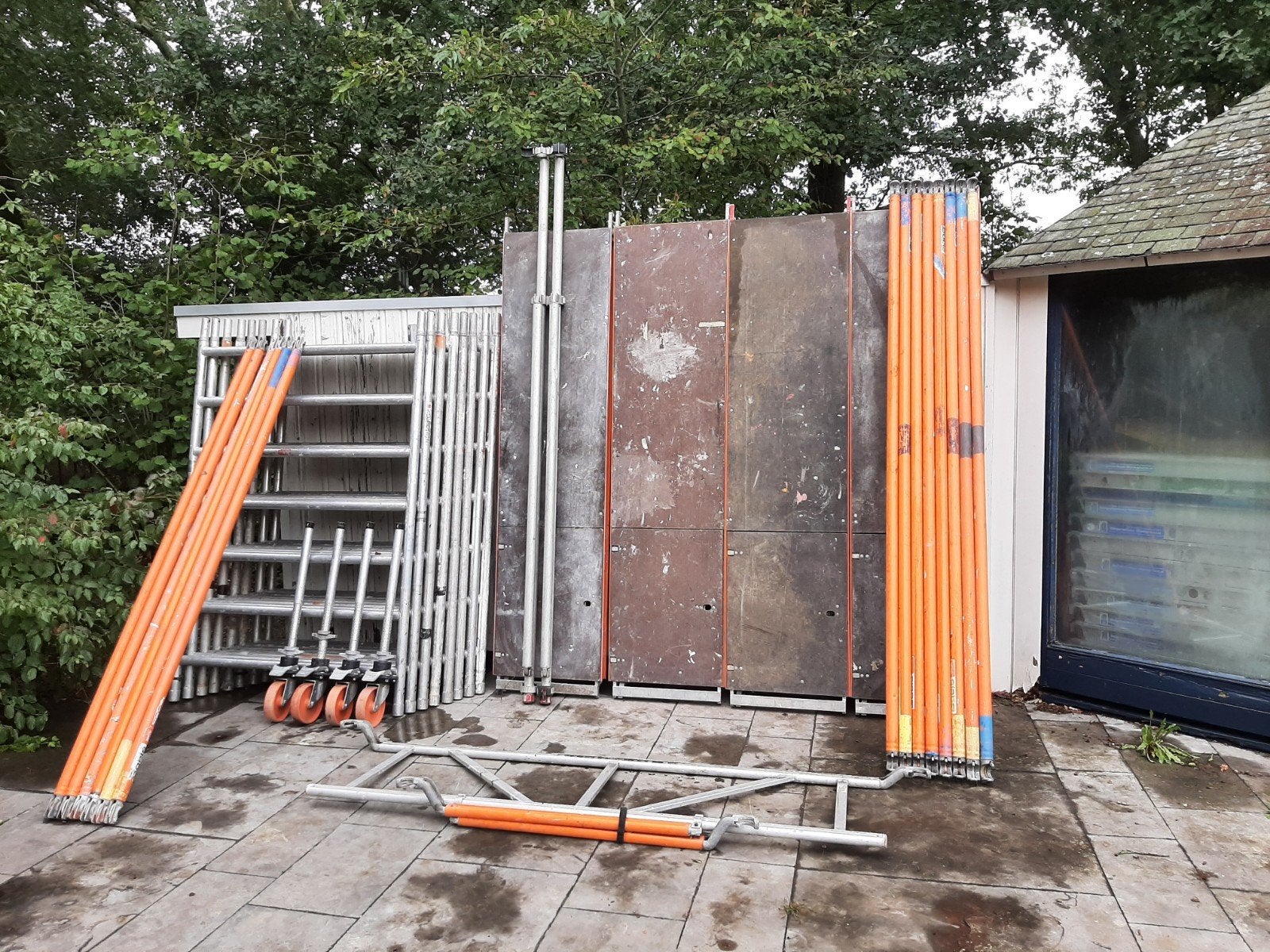 altrex rolsteiger 9.2 mtr geheel kompleet, Ophalen, Rolsteiger of Kamersteiger, 5 meter of hoger