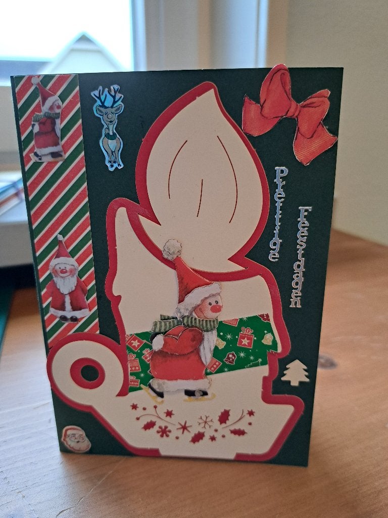 kerst kaart nr 19 met envelop, Ophalen of Verzenden, Nieuw, Kerst