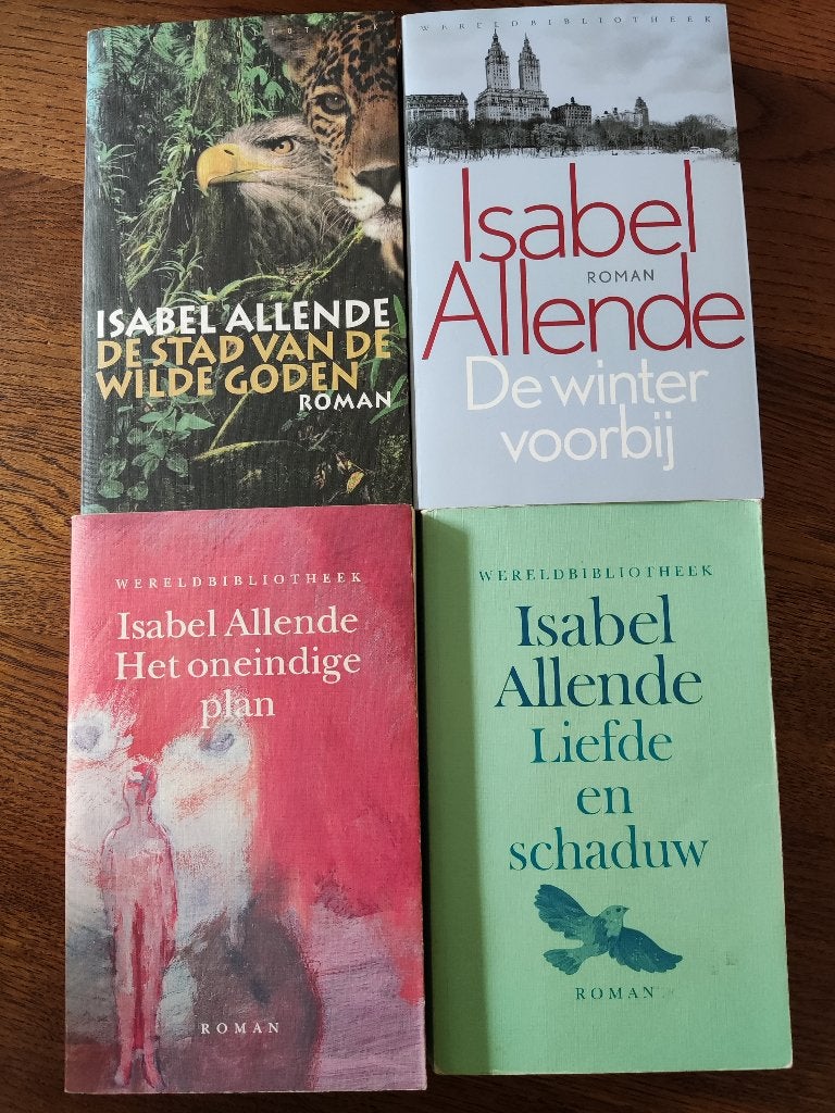 4 X ISABEL ALLENDE, Ophalen of Verzenden, Zo goed als nieuw, Isabel Allende, Nederland