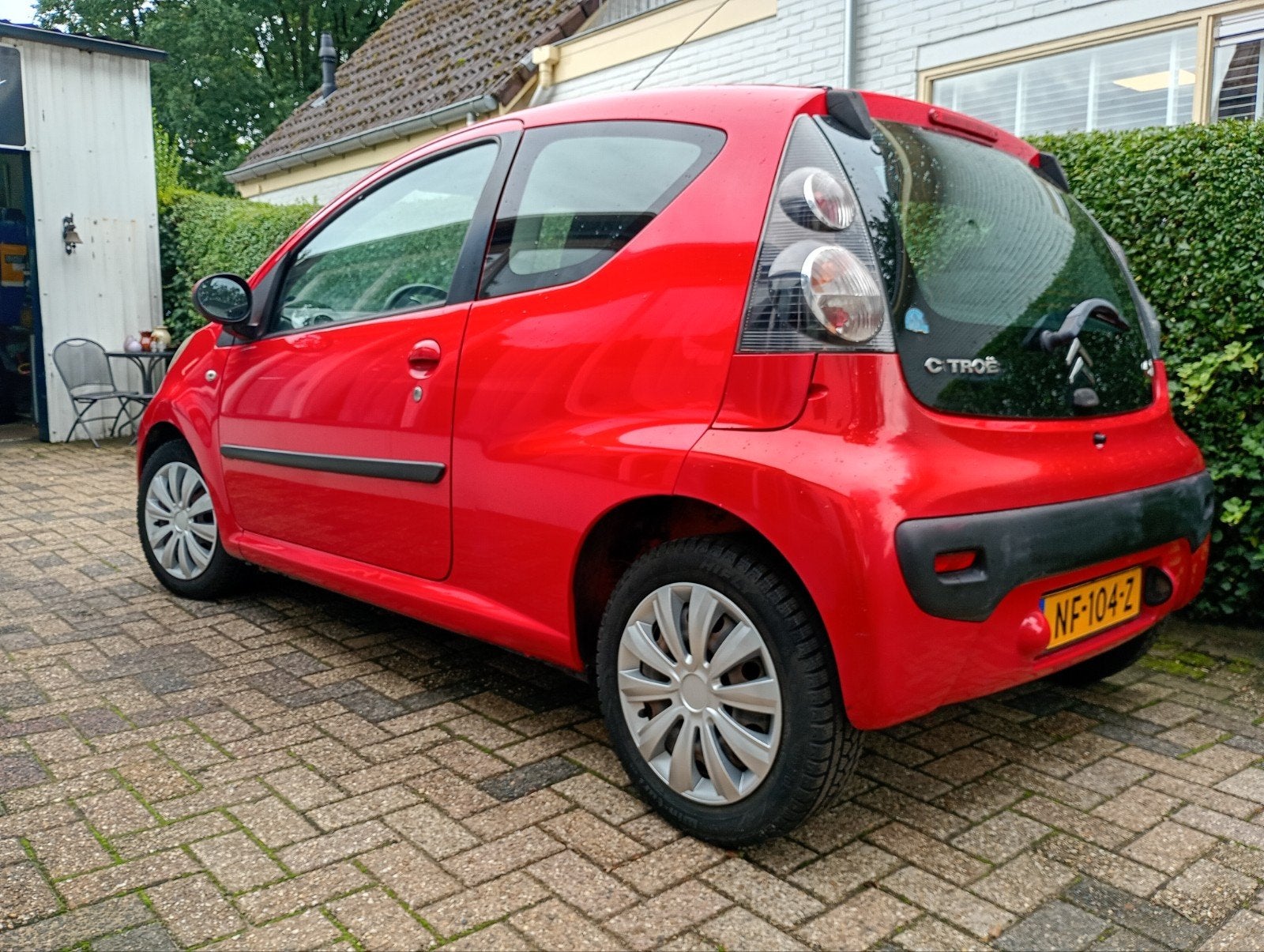 Citroën C1 1.0 3-DRS 2006 Rood, Auto's, Voorwielaandrijving, 765 kg, 4 stoelen, C1