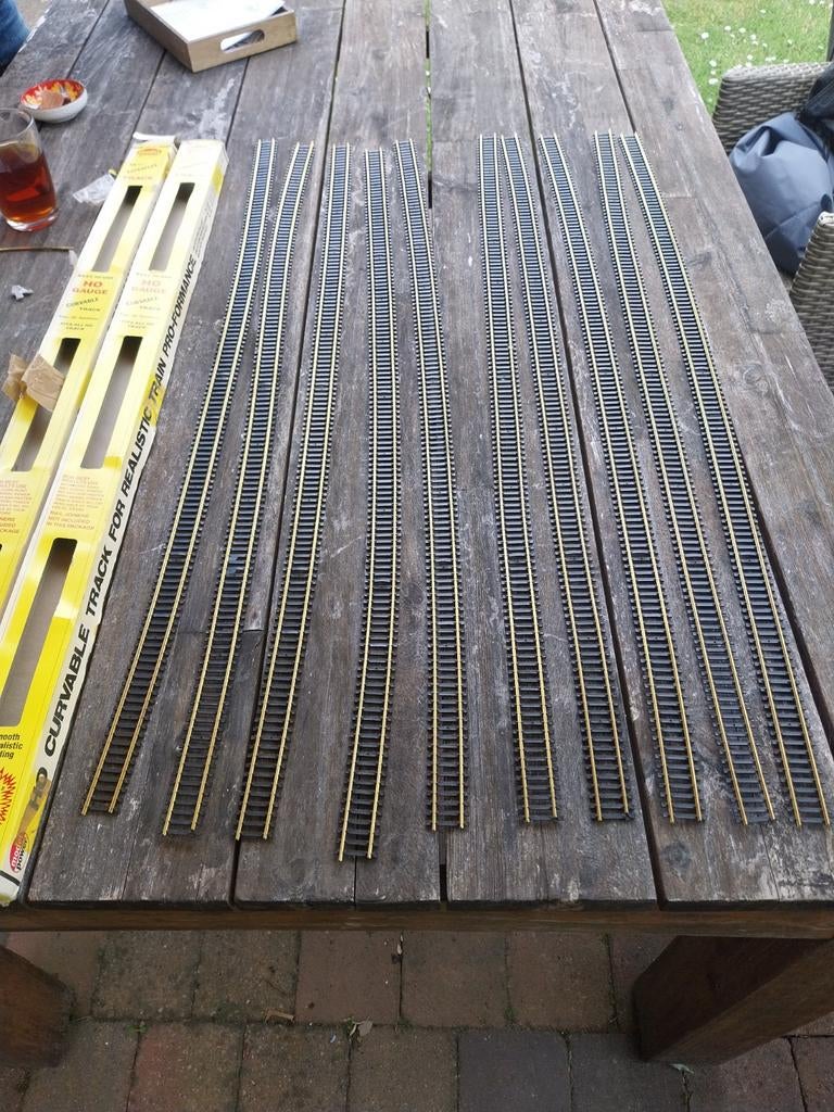 GT Italy, messing flexrails., Overige merken, Gelijkstroom, Nieuw, Rails
