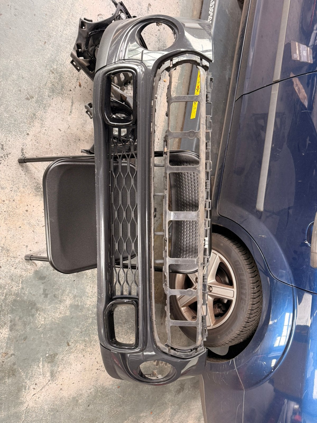 Mini cooper S F56 voorbumer Thunder grey, Ophalen of Verzenden, Mini, Bumper