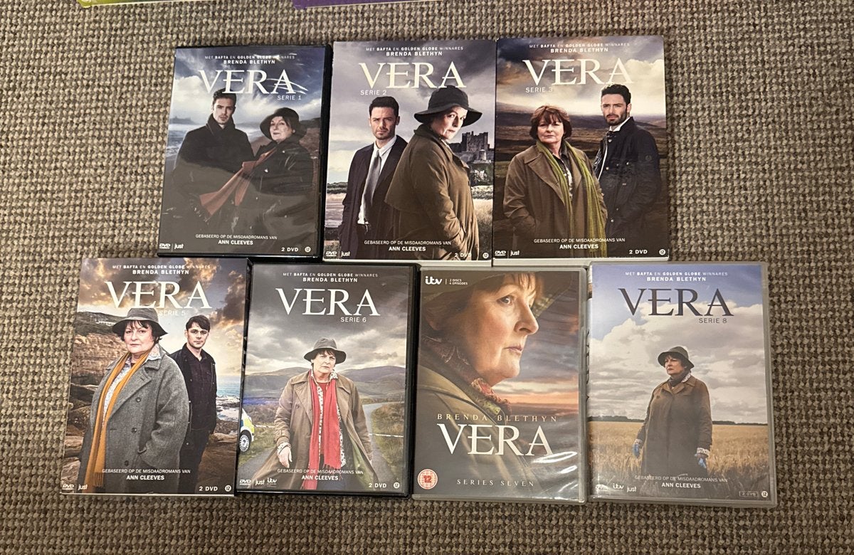 Vera, seizoen 1,2,3,5,6,7 en 8, Engels, Misdaad, Nederlands, Ophalen of Verzenden