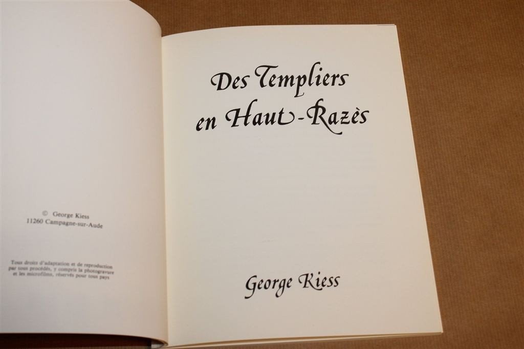 Des Templiers en Haut-Razès — Tempeliers Frankrijk, Ophalen of Verzenden, Gelezen, Europa