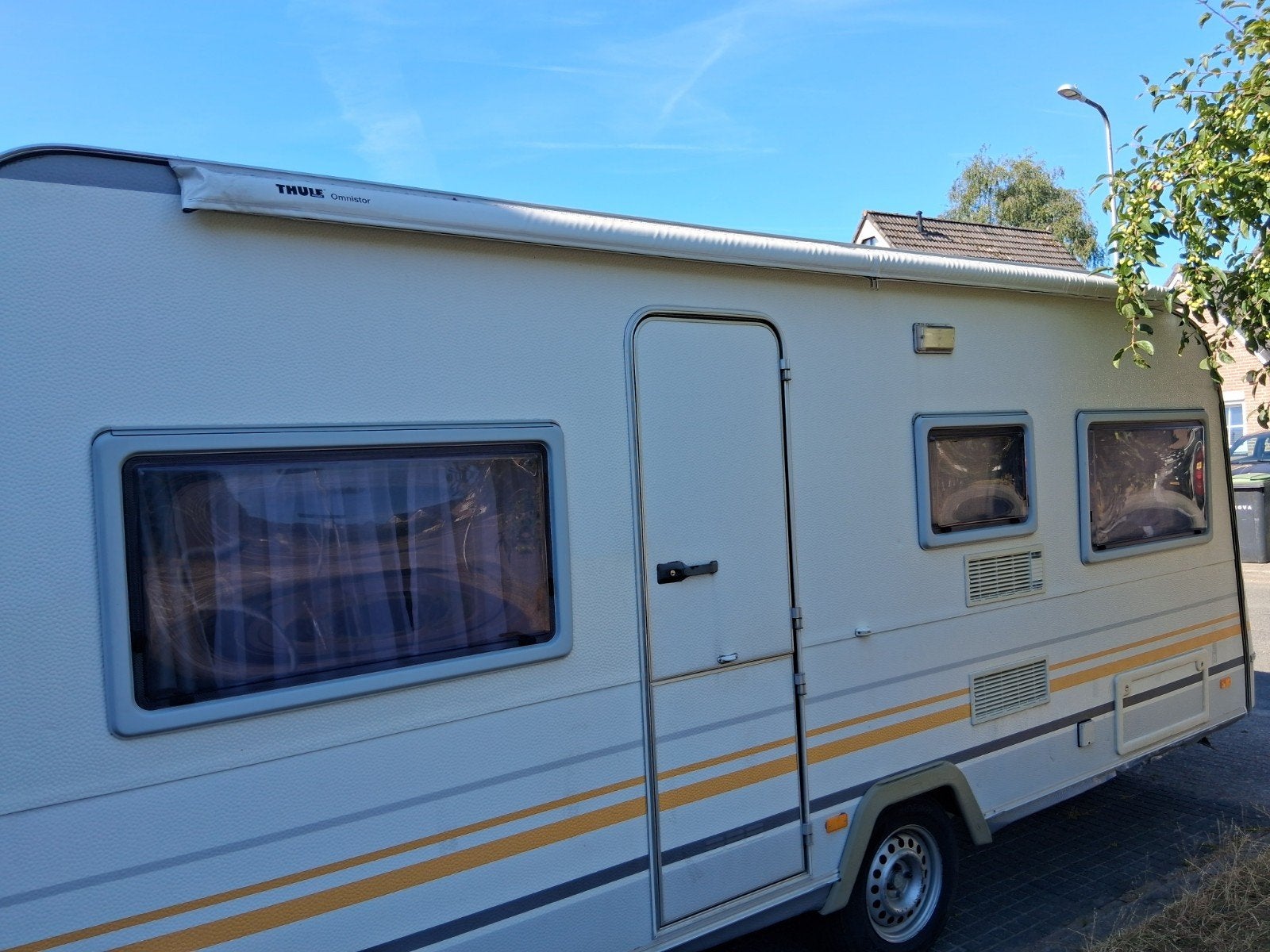 Zak luifel Thule Omistor 4000 cm, Caravans en Kamperen, Voortenten en Luifels, Ophalen, Zo goed als nieuw, Thule